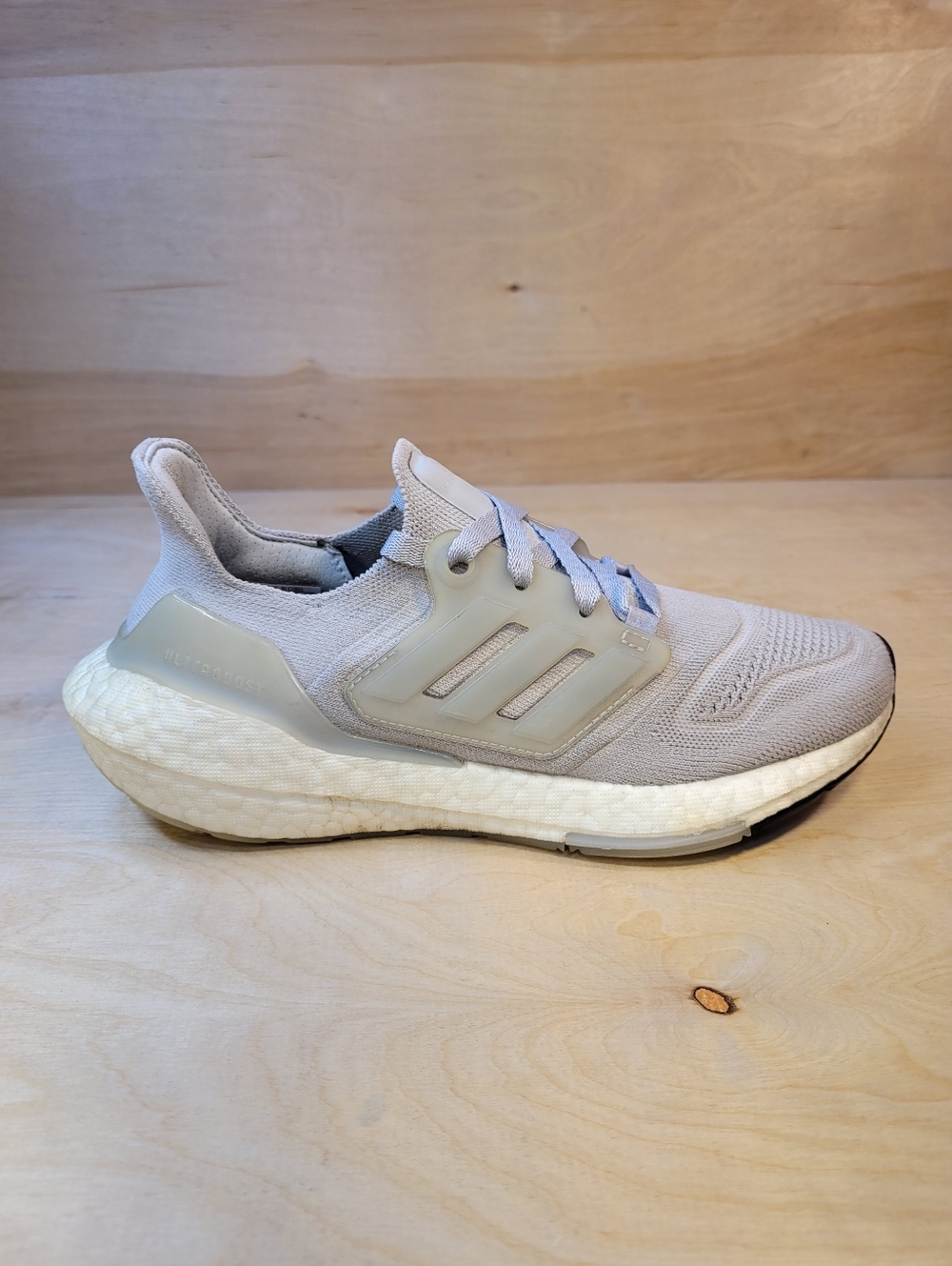 Adidas Ultraboost 22 Womens Grey Athletic Running Shoe